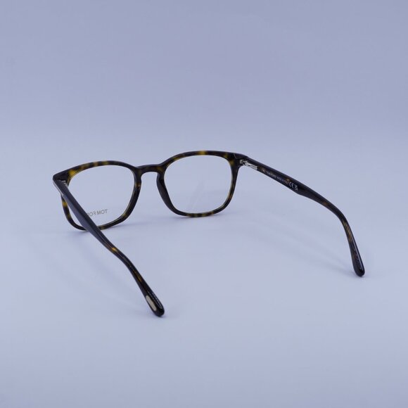 Tom Ford FT5505 052 Eyeglasses Dark Havana 52mm Square Frame - Picture 7 of 10